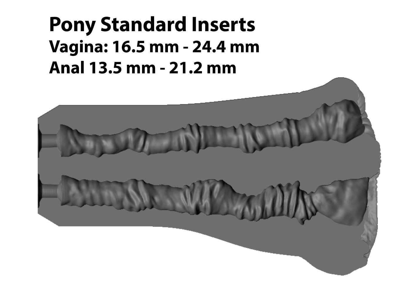 Two Hole Pony Sex Toy