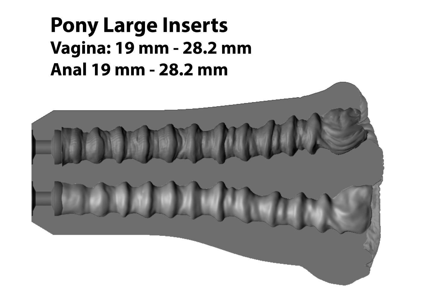 Two Hole Pony Sex Toy