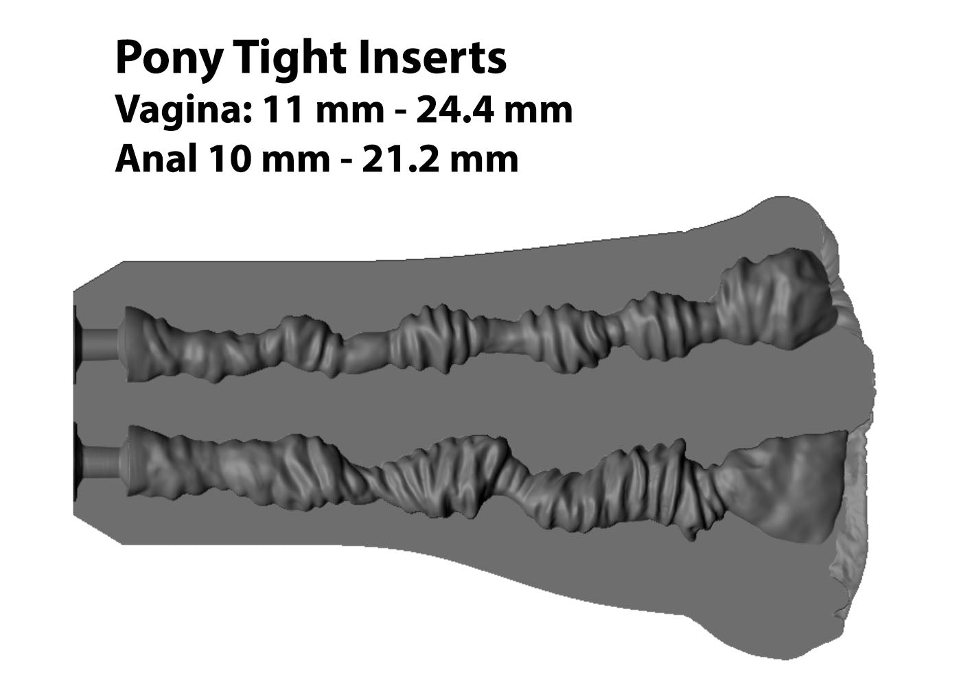 Two Hole Pony Sex Toy