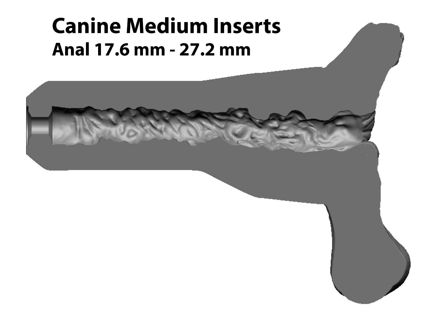 One Hole Male Canine